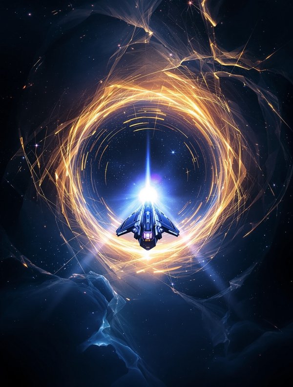 星际迷途:深渊觉醒 电影封面 - 科幻太空冒险巨制